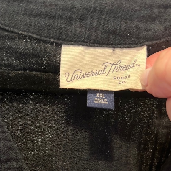 Universal Thread Black Cuffed Sleeve Boxy dress - Picture 2 of 3